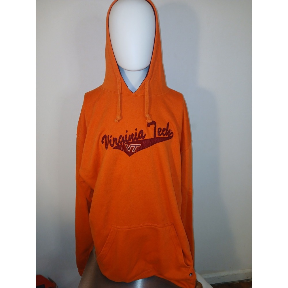 J.America Virginia Tech Hokies Hoodie Orange 2XL XXL